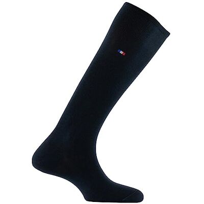 Kindy Mi-bas uni en coton motif drapeau Français MADE IN FRANCE couleur Marine Pointure 43-46 - Publicité Kindy Mi-bas uni en coton motif drapeau Français MADE IN FRANCE couleur Marine Pointure 43-46 - Publicité
