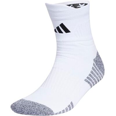 Adidas 5-Star Team Cushioned High Quarter Socks 2.0 (1-Pair) Chaussettes Montantes, Blanc/Noir, Medium Mixte - Publicité Adidas 5-Star Team Cushioned High Quarter Socks 2.0 (1-Pair) Chaussettes Montantes, Blanc/Noir, Medium Mixte - Publicité