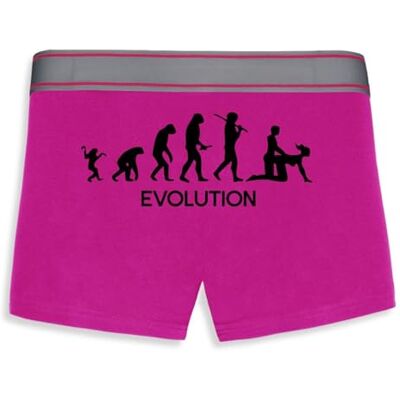 La French Touch Boxer Homme Humour Evolution de l'homme Confectionné en France Caleçon Homme Drole et Rigolo Cadeau Humour Anniversaire Original - Publicité La French Touch Boxer Homme Humour Evolution de l'homme Confectionné en France Caleçon Homme Drole et Rigolo Cadeau Humour Anniversaire Original - Publicité