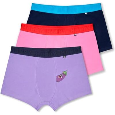 Happy Socks Caleçons Boxers à Motif de Cerises pour Homme, Tailles S XL - Publicité Happy Socks Caleçons Boxers à Motif de Cerises pour Homme, Tailles S XL - Publicité