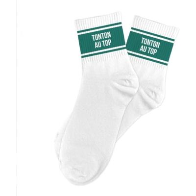 STC Chaussettes homme a bandes tonton au top - Publicité STC Chaussettes homme a bandes tonton au top - Publicité