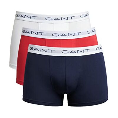 GANT Basic Trunk 3-Pack Lot De 3 Caleçons Basiques Homme - Publicité GANT Basic Trunk 3-Pack Lot De 3 Caleçons Basiques Homme - Publicité