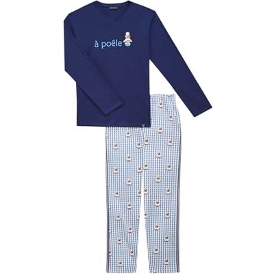 ARTHUR Pyjama Homme Manches Longues et Pantalon, Marine, Taille L - Publicité ARTHUR Pyjama Homme Manches Longues et Pantalon, Marine, Taille L - Publicité