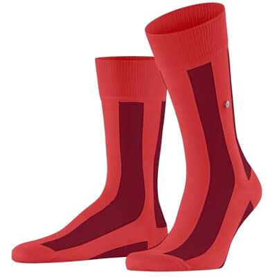 Burlington Retro Lines M So coton fantaisie 1 paire, Chaussettes Homme, Rouge Tulip 8081, 40-46 - Publicité Burlington Retro Lines M So coton fantaisie 1 paire, Chaussettes Homme, Rouge Tulip 8081, 40-46 - Publicité