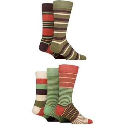SockShop Chaussettes en bambou naturel pour hommes, colorées et à motifs, taille 40-45, lot de 5 - Publicité SockShop Chaussettes en bambou naturel pour hommes, colorées et à motifs, taille 40-45, lot de 5 - Publicité