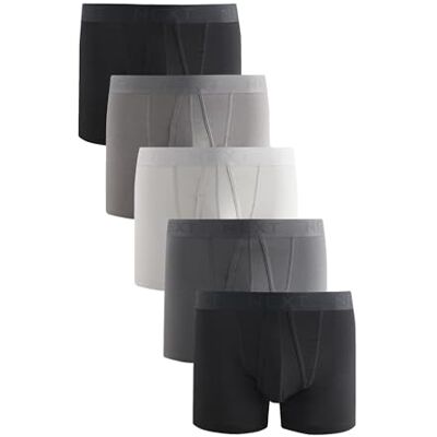 NEXT Homme Boxers en Coton Majoritaire avec Ouverture sur Le Devant lot de 5, Taille mi-haute - Publicité NEXT Homme Boxers en Coton Majoritaire avec Ouverture sur Le Devant lot de 5, Taille mi-haute - Publicité