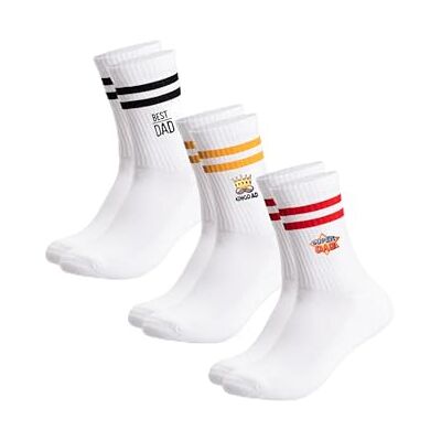 Occulto Chaussettes Sport cadeau pour pere Homme Lot de 3 (modèle: ) - Publicité Occulto Chaussettes Sport cadeau pour pere Homme Lot de 3 (modèle: ) - Publicité