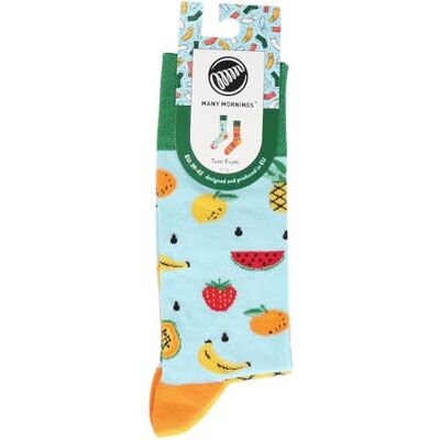Many Mornings Tutti Frutti Chaussettes dépareillées Mixte - Publicité Many Mornings Tutti Frutti Chaussettes dépareillées Mixte - Publicité