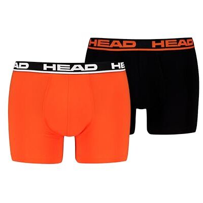 HEAD Boxer Basique 2P, Orengeade/Noir, M - Publicité HEAD Boxer Basique 2P, Orengeade/Noir, M - Publicité