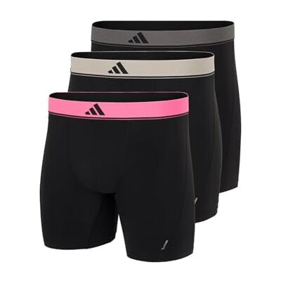 Adidas Boxer Brief (3pk) -Active Micro Flex Eco-Bequeme Unterwäsche Short/Pantalon, Assorted_, S Hommes - Publicité Adidas Boxer Brief (3pk) -Active Micro Flex Eco-Bequeme Unterwäsche Short/Pantalon, Assorted_, S Hommes - Publicité