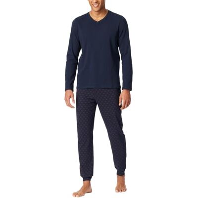 Schiesser Schlafanzug Lang Mit Bündchen Nightwear Set Ensemble de Pijama Homme (Lot de 1) - Publicité Schiesser Schlafanzug Lang Mit Bündchen Nightwear Set Ensemble de Pijama Homme (Lot de 1) - Publicité