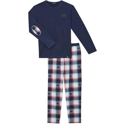 ARTHUR Pyjama Homme Motif Ours Carreaux Marine XL - Publicité ARTHUR Pyjama Homme Motif Ours Carreaux Marine XL - Publicité