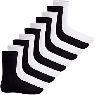 Footstar EVERYDAY! 10 paires de chaussettes Noir & Blanc 39-42 - Publicité Footstar EVERYDAY! 10 paires de chaussettes Noir & Blanc 39-42 - Publicité