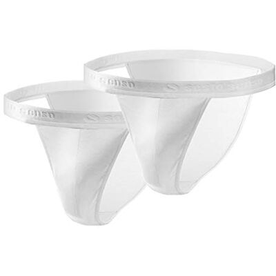 sesto senso Slip Coton Homme 2 Pack Sexy Culotte sous-vêtement L 2 Blanc - Publicité sesto senso Slip Coton Homme 2 Pack Sexy Culotte sous-vêtement L 2 Blanc - Publicité