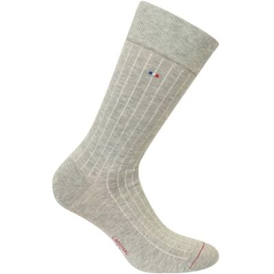 Labonal. Chaussette. unie a côtes en fils d'écosse, Fil d'écosse majoritaire. FABRIQUE EN FRANCE HOMME. (1 paire) - Publicité Labonal. Chaussette. unie a côtes en fils d'écosse, Fil d'écosse majoritaire. FABRIQUE EN FRANCE HOMME. (1 paire) - Publicité