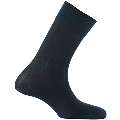 Kindy Mi-chaussettes unies en pur fil d'écosse MADE IN FRANCE couleur Marine Pointure 40-42 - Publicité Kindy Mi-chaussettes unies en pur fil d'écosse MADE IN FRANCE couleur Marine Pointure 40-42 - Publicité