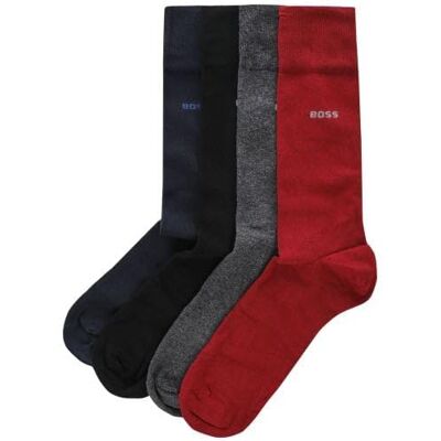 BOSS 4P RS Giftset Uni CC Chaussettes_Gift_Set, Open Red, 40-46 Men - Publicité BOSS 4P RS Giftset Uni CC Chaussettes_Gift_Set, Open Red, 40-46 Men - Publicité