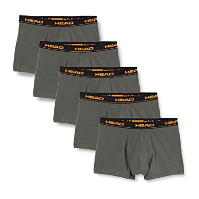 HEAD Homme Men’s Basic Boxers (5 Pack) Caleçon Not Applicable, Ombre Sombre, M - Publicité HEAD Homme Men’s Basic Boxers (5 Pack) Caleçon Not Applicable, Ombre Sombre, M - Publicité