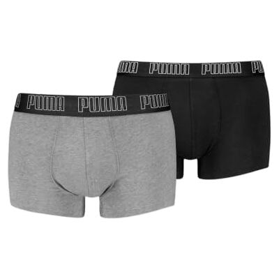 Puma Boxer Elements pour Homme (Lot de 2), Gris, L - Publicité Puma Boxer Elements pour Homme (Lot de 2), Gris, L - Publicité