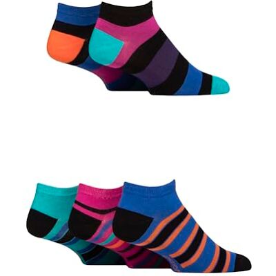 SockShop Homme Bambou Rayé Trainer Chaussettes Paquet de 5 - Publicité SockShop Homme Bambou Rayé Trainer Chaussettes Paquet de 5 - Publicité