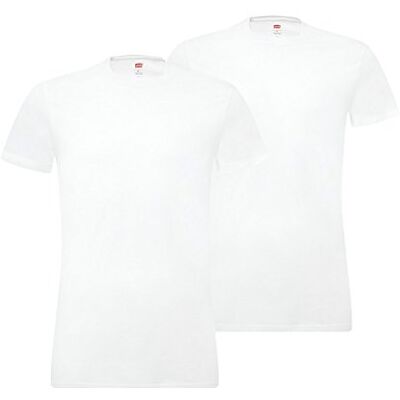Homme Levis Men Solid Crew 2p T shirt, Blanc (White 300), L EU - Publicité Homme Levis Men Solid Crew 2p T shirt, Blanc (White 300), L EU - Publicité