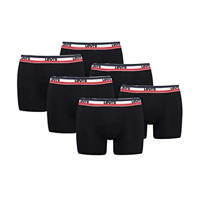 6-Pack Men's Levis SPRTSWR Logo Boxer Brief Boxer Shorts Underwear Pants - Publicité 6-Pack Men's Levis SPRTSWR Logo Boxer Brief Boxer Shorts Underwear Pants - Publicité
