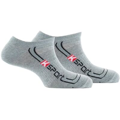 Kindy Lot de 2 paires d'invisibles sport homme en coton - Publicité Kindy Lot de 2 paires d'invisibles sport homme en coton - Publicité