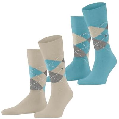 Burlington Everyday Argyle M So coton fantaisie 2 paires, Chaussettes Homme, Beige Zement 4077, 40-46 - Publicité Burlington Everyday Argyle M So coton fantaisie 2 paires, Chaussettes Homme, Beige Zement 4077, 40-46 - Publicité