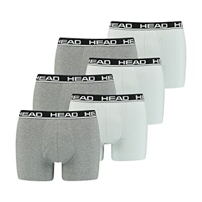 HEAD Lot de 4 boxers pour homme, 012 Grey Combo, L - Publicité HEAD Lot de 4 boxers pour homme, 012 Grey Combo, L - Publicité
