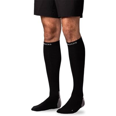 Snocks Bas de Contention Homme Chaussettes de Compression Homme Noir Taille 47-50 Lot de 1 Chaussette Haute de Running, Sport, Course, Football, Voyage en Avion - Publicité Snocks Bas de Contention Homme Chaussettes de Compression Homme Noir Taille 47-50 Lot de 1 Chaussette Haute de Running, Sport, Course, Football, Voyage en Avion - Publicité