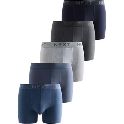 NEXT Homme Boxer, Lot de 5 Taille mi-haute - Publicité NEXT Homme Boxer, Lot de 5 Taille mi-haute - Publicité