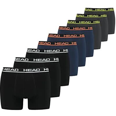 Head Hommes Basic 9P Amazon Boxer, Black/Blue/Grey, Taille L, Noir/Bleu/Gris, L - Publicité Head Hommes Basic 9P Amazon Boxer, Black/Blue/Grey, Taille L, Noir/Bleu/Gris, L - Publicité