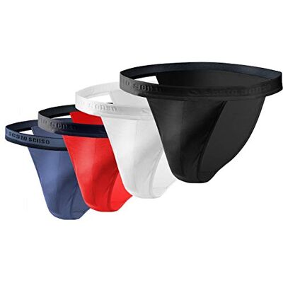 sesto senso Slip Coton Homme 4 Pack Sexy Culotte sous-vêtement XXL 4 Rouge + - Publicité sesto senso Slip Coton Homme 4 Pack Sexy Culotte sous-vêtement XXL 4 Rouge + - Publicité