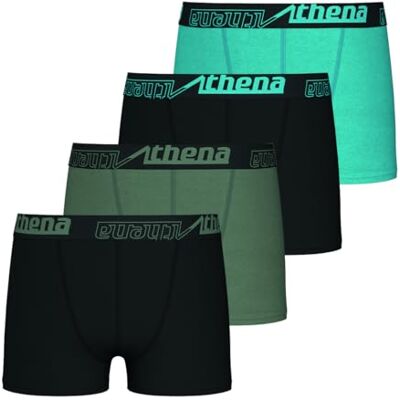 Athena Lot de 4 Boxers garçon Ecopack Sport - Publicité Athena Lot de 4 Boxers garçon Ecopack Sport - Publicité