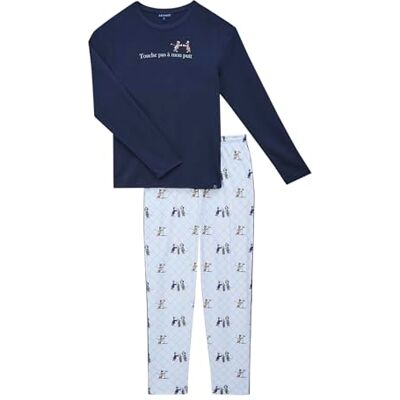 ARTHUR Pyjama Homme, Ensemble Manches Longues et Pantalon 100% Coton Bio Chaud et Doux pour l'hiver Motif Golf Carreaux Bleu Taille M - Publicité ARTHUR Pyjama Homme, Ensemble Manches Longues et Pantalon 100% Coton Bio Chaud et Doux pour l'hiver Motif Golf Carreaux Bleu Taille M - Publicité