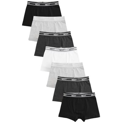 NEXT Garçon Boxer, Lot de 7 Coupe standard, Taille mi-haute - Publicité NEXT Garçon Boxer, Lot de 7 Coupe standard, Taille mi-haute - Publicité