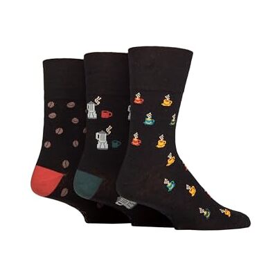 SockShop Gentle Grip Homme Fun Feet Chaussettes Paquet de 3 - Publicité SockShop Gentle Grip Homme Fun Feet Chaussettes Paquet de 3 - Publicité