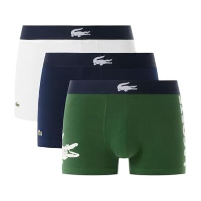 Lacoste Jersey Boxer Pack W Wording Animation Boxeur ajusté, Thym/Bleu Marine/Blanc, L (Lot de 3) Homme - Publicité Lacoste Jersey Boxer Pack W Wording Animation Boxeur ajusté, Thym/Bleu Marine/Blanc, L (Lot de 3) Homme - Publicité
