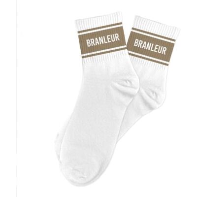 STC Chaussettes homme a bandes branleur - Publicité STC Chaussettes homme a bandes branleur - Publicité