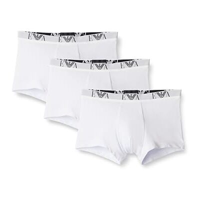 Emporio Armani Underwear Cc715111357, Boxer Homme, Blanc (Bianco/Bianco/Bianco White/White/White 16510), X-Large - Publicité Emporio Armani Underwear Cc715111357, Boxer Homme, Blanc (Bianco/Bianco/Bianco White/White/White 16510), X-Large - Publicité