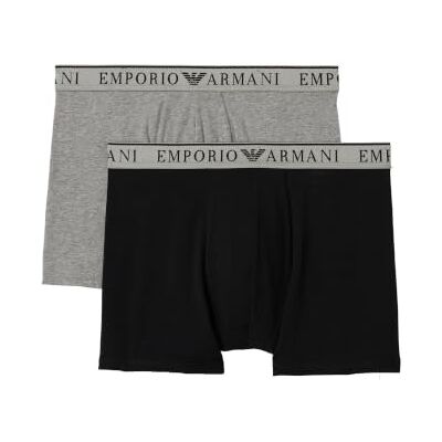 Underwear Emporio Armani Men's 2-Pack Endurance Mid Waist Boxer Caleçon Homme (Lot de 2) - Publicité Underwear Emporio Armani Men's 2-Pack Endurance Mid Waist Boxer Caleçon Homme (Lot de 2) - Publicité