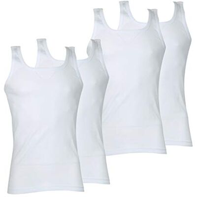 Athena Lot de 4 Débardeurs en Coton Bio - Col Carré Moderne - Publicité Athena Lot de 4 Débardeurs en Coton Bio - Col Carré Moderne - Publicité