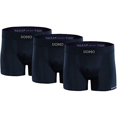 sesto senso 3 Paires Boxer Hommes sans Couture Rétro Caleçons Slips Confortable Trunks Basique Culotte sous-vêtements Uomo - Publicité sesto senso 3 Paires Boxer Hommes sans Couture Rétro Caleçons Slips Confortable Trunks Basique Culotte sous-vêtements Uomo - Publicité