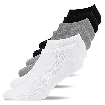 Snocks Socquettes & Chaussettes Basses Homme & Femme – 6 Paires – Coton Bio & Polyester Recyclé – Adaptation Parfaite, Antidérapantes & Confortables – Tailles 47-50 - Publicité Snocks Socquettes & Chaussettes Basses Homme & Femme – 6 Paires – Coton Bio & Polyester Recyclé – Adaptation Parfaite, Antidérapantes & Confortables – Tailles 47-50 - Publicité