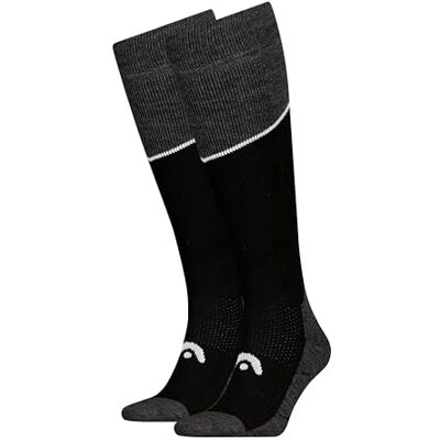 HEAD Pack de 2 chaussettes de ski - Unisexe & Plusieurs tailles - Publicité HEAD Pack de 2 chaussettes de ski - Unisexe & Plusieurs tailles - Publicité