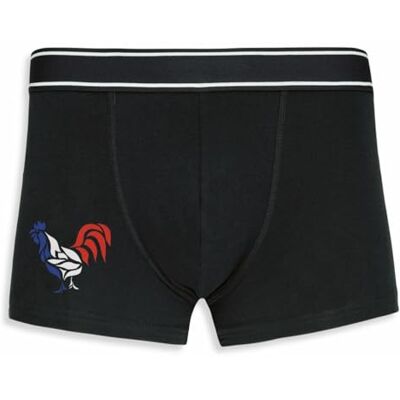 La French Touch Boxer Homme Humour Le Coq Français Confectionné en France Caleçon Homme Drole et Rigolo Cadeau Humour Anniversaire Original - Publicité La French Touch Boxer Homme Humour Le Coq Français Confectionné en France Caleçon Homme Drole et Rigolo Cadeau Humour Anniversaire Original - Publicité