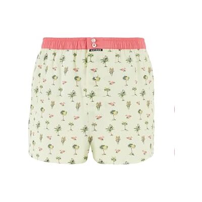 ARTHUR Caleçon Homme avec Maintien Intégré 100% Coton Respirant & Doux sous-vêtement Homme à Motifs Palmier Jaune et Rose Taille S - Publicité ARTHUR Caleçon Homme avec Maintien Intégré 100% Coton Respirant & Doux sous-vêtement Homme à Motifs Palmier Jaune et Rose Taille S - Publicité