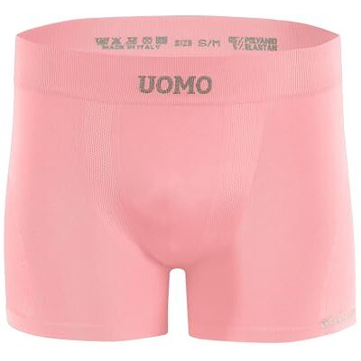 sesto senso Boxer Hommes sans Couture Rétro Caleçons Slips Confortable Trunks Basique Culotte sous-vêtements Uomo S/M Rose - Publicité sesto senso Boxer Hommes sans Couture Rétro Caleçons Slips Confortable Trunks Basique Culotte sous-vêtements Uomo S/M Rose - Publicité