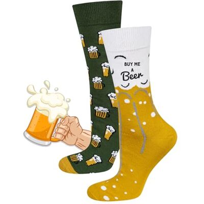 soxo Biere Cadeau Original Chaussettes Homme Fantaisie 40-45 Socks Hautes En Coton, Motif Bierre Drôle, Idée Utile Pour Anniversaire - Publicité soxo Biere Cadeau Original Chaussettes Homme Fantaisie 40-45 Socks Hautes En Coton, Motif Bierre Drôle, Idée Utile Pour Anniversaire - Publicité