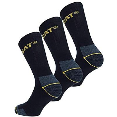 Caterpillar Real Work Arbeitssocken 3er Pack Chaussettes, Bleu (Navy), 40/46 (Lot de 3) Homme - Publicité Caterpillar Real Work Arbeitssocken 3er Pack Chaussettes, Bleu (Navy), 40/46 (Lot de 3) Homme - Publicité